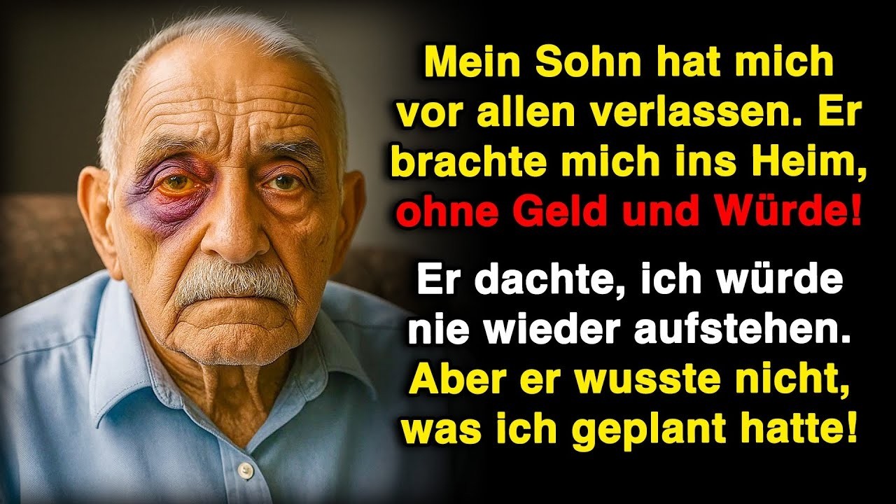 Mein Sohn hat mich vor der ganzen Familie geschlagen und in einem Heim zurückgelassen …