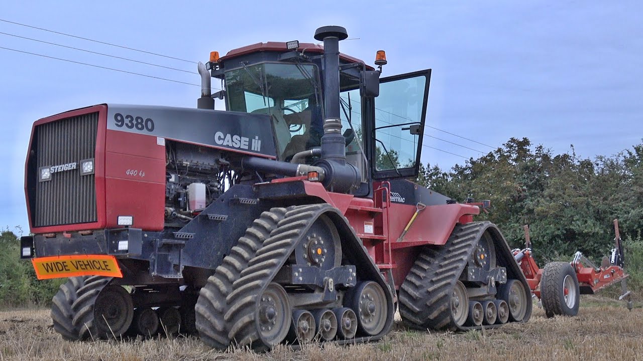 440 л.с. CASE STEIGER QUADTRAC - ДВУХСТУПЕНЧАТЫЙ ПЛУГ-КРОТОВОЗРАБАТЫВАЮЩИЙ