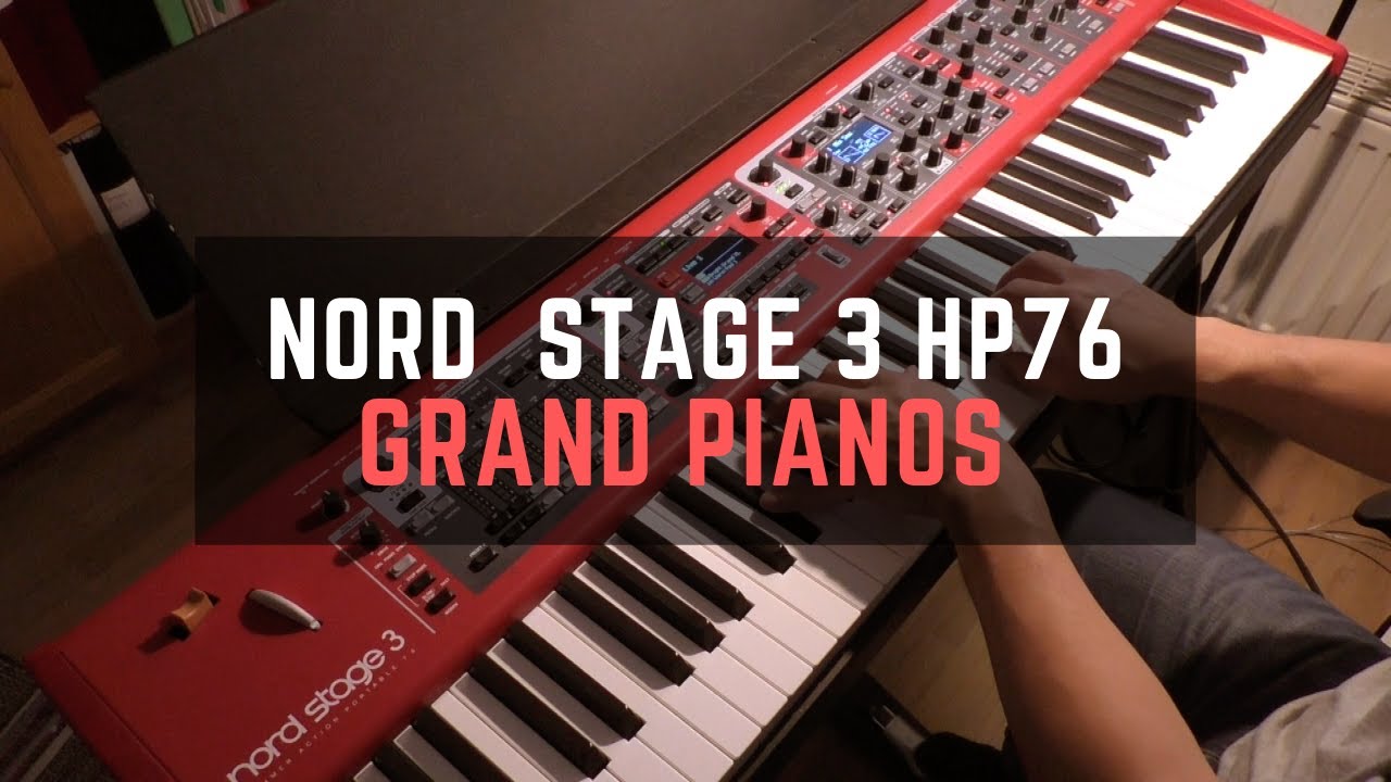 Nord Stage 3 HP76 - Grand Pianos