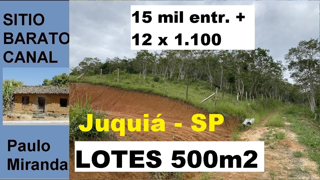LOTES CHACRINHA FACILITADOS 15 MIL ENTRADA JUQUIÁ SP