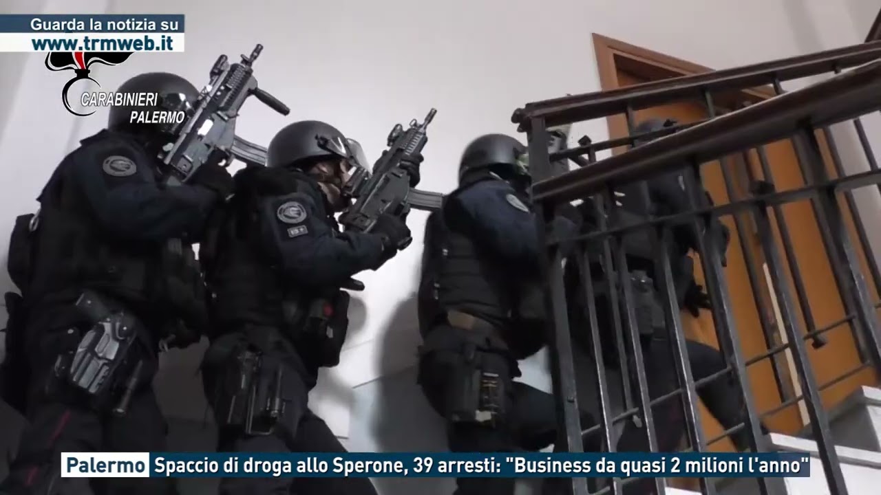 Palermo, spaccio di droga allo Sperone, 39 arresti: 