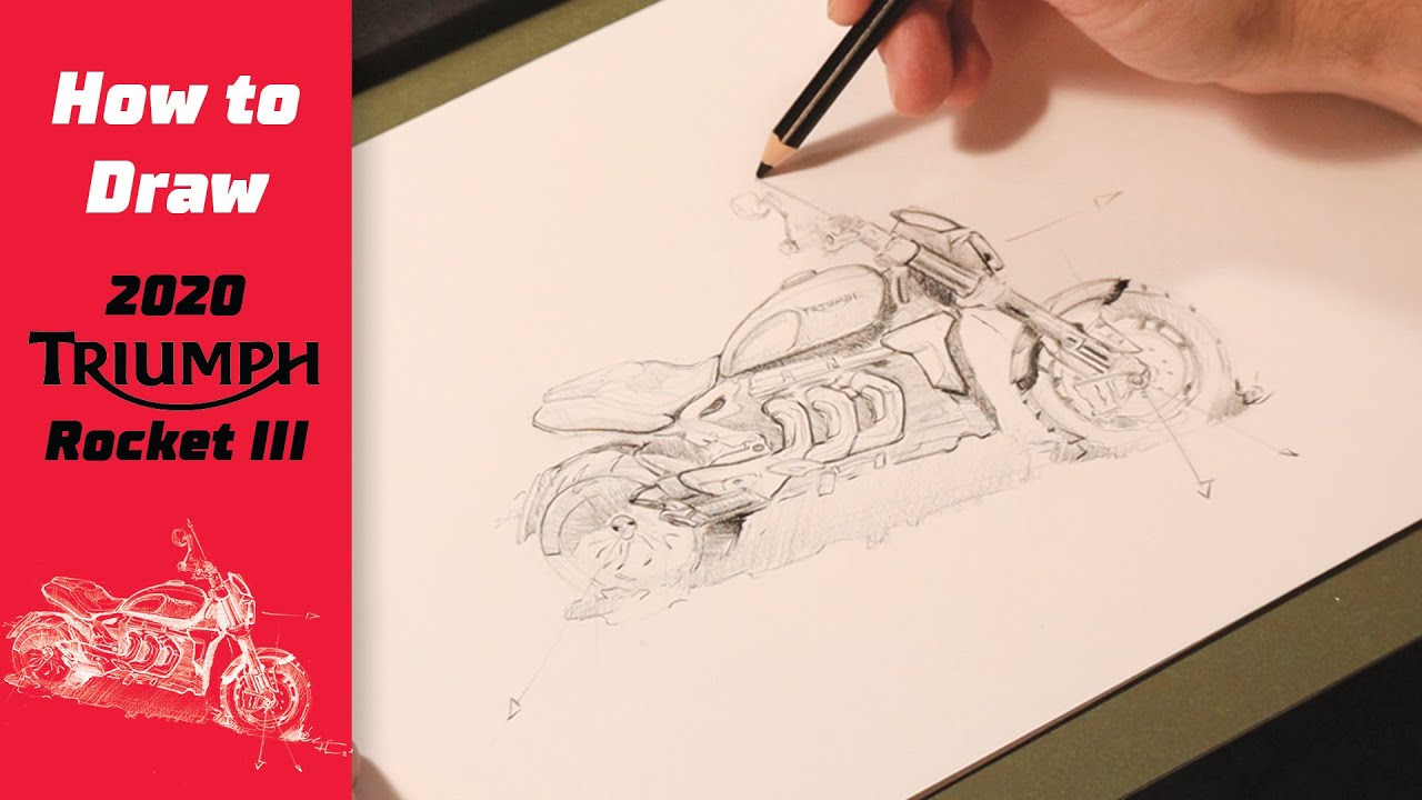 How to DRAW a MOTORCYCLE | Why YOU should draw from REAL LIFE to make BETTER CONCEPTS