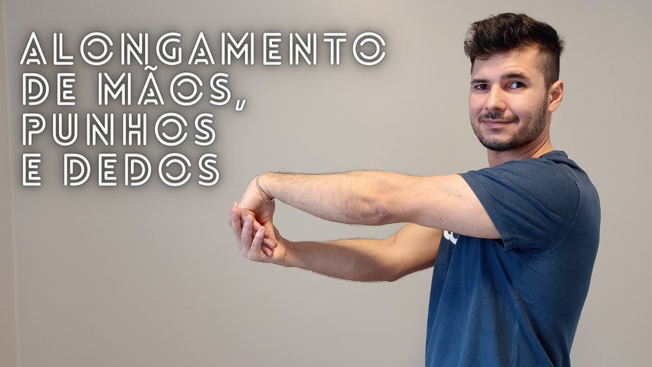 Alongamento de mãos, punhos e antebraços 4 - GL: Ginástica Laboral para Escritório