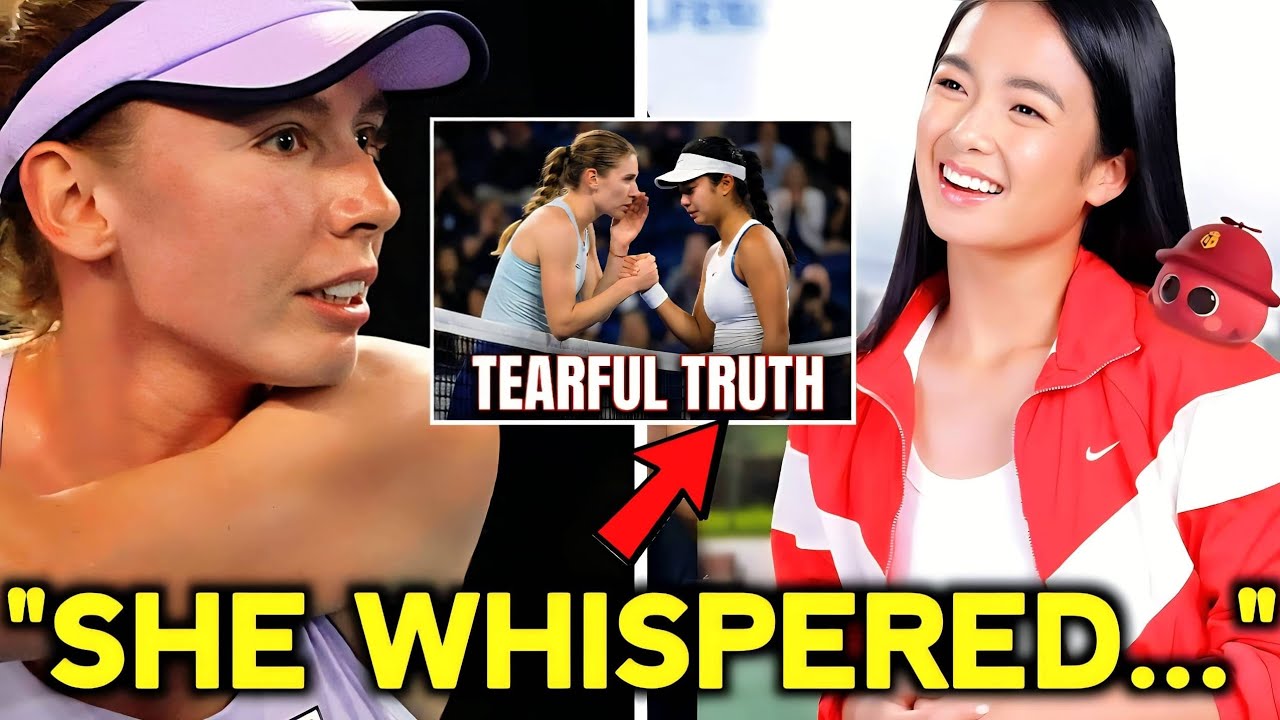 THE MIC CAUGHT IT! What Alexandrova Whispered to Crying Alex Eala SHOCKED The Tennis World!