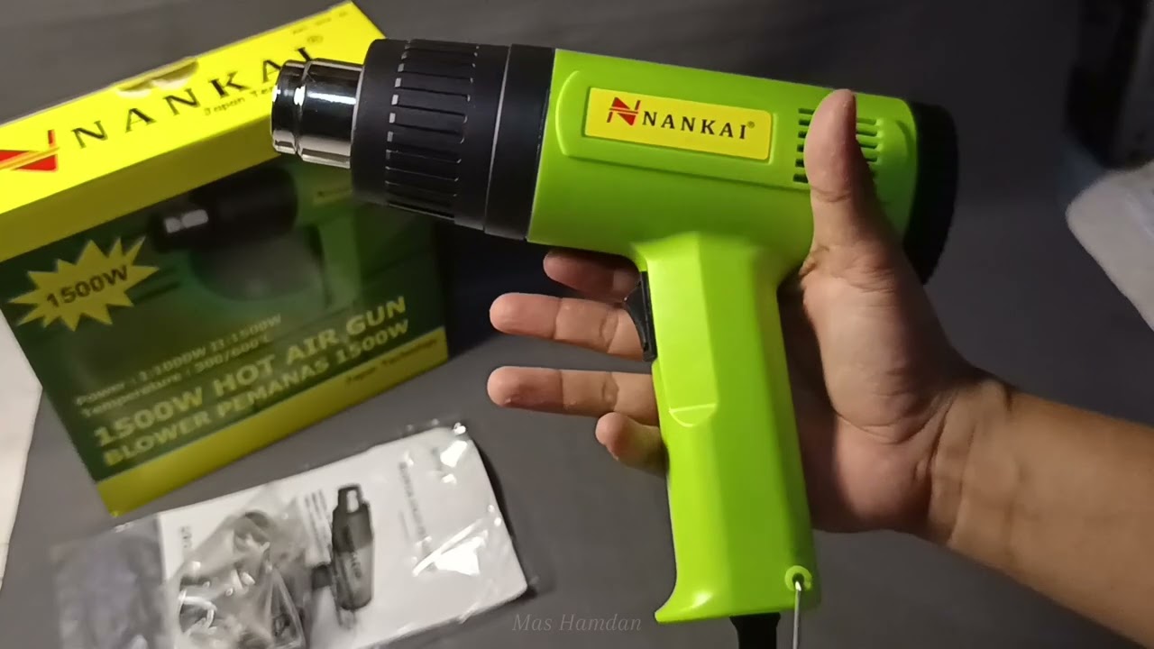 Blower pemanas plastik termurah!! alat pemanas multifungsi  Heat air gun nankai