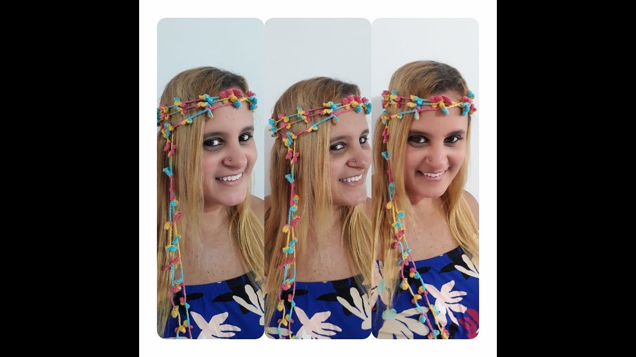 Adereço  de Carnaval  de Croche Por Neddy Ghusmam