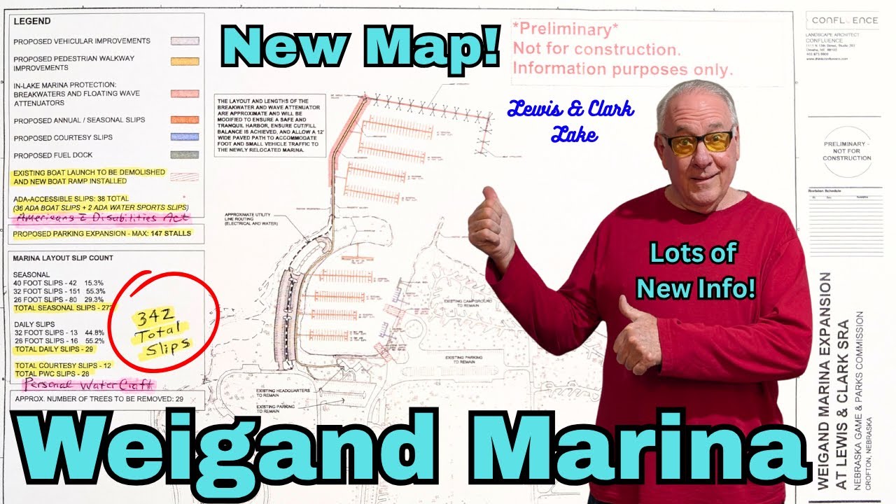 Weigand Marina Expansion Project Update #WeigandMarina #lewisandclarklake #WeigandNewMap