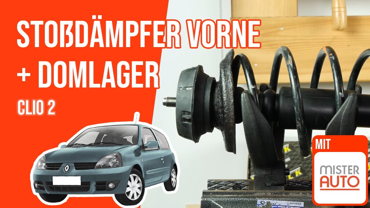 Wie Clio 2 Stoßdämpfer vorne wechseln ➿