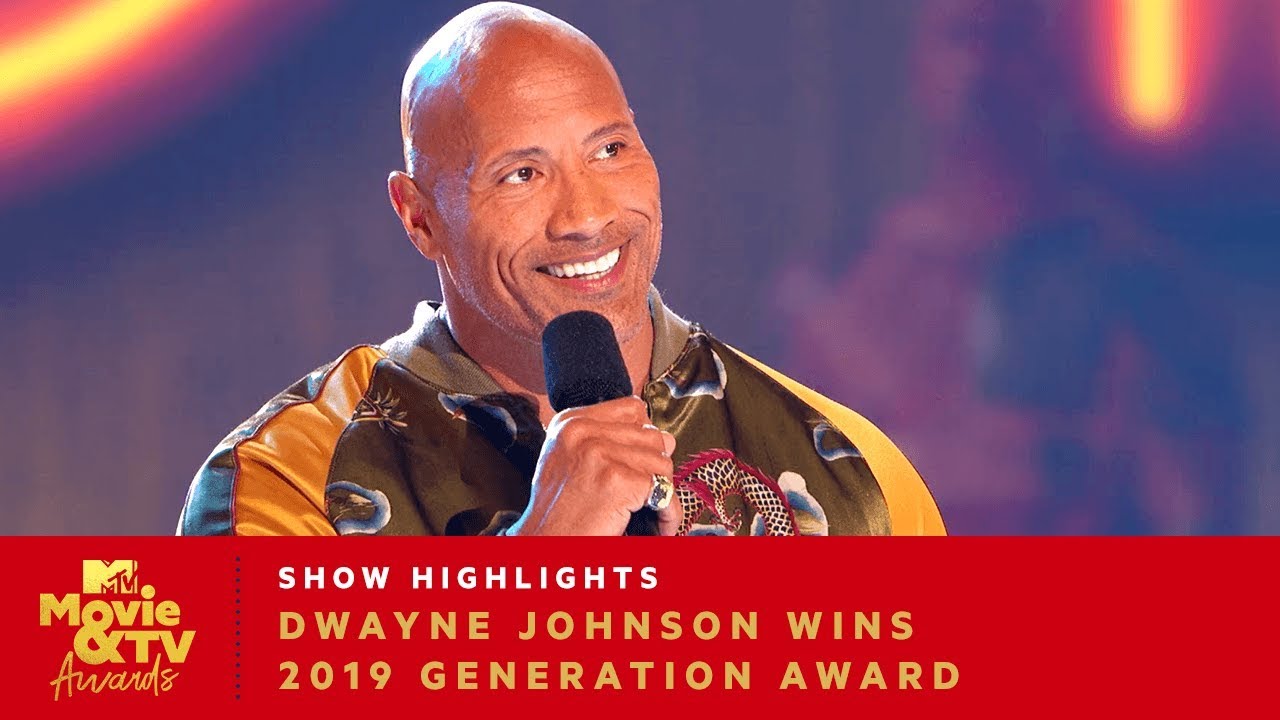 'Bring Everybody With You' Dwayne Johnson Wins 2019 Generation Award | 2019 Movie & TV Awards
