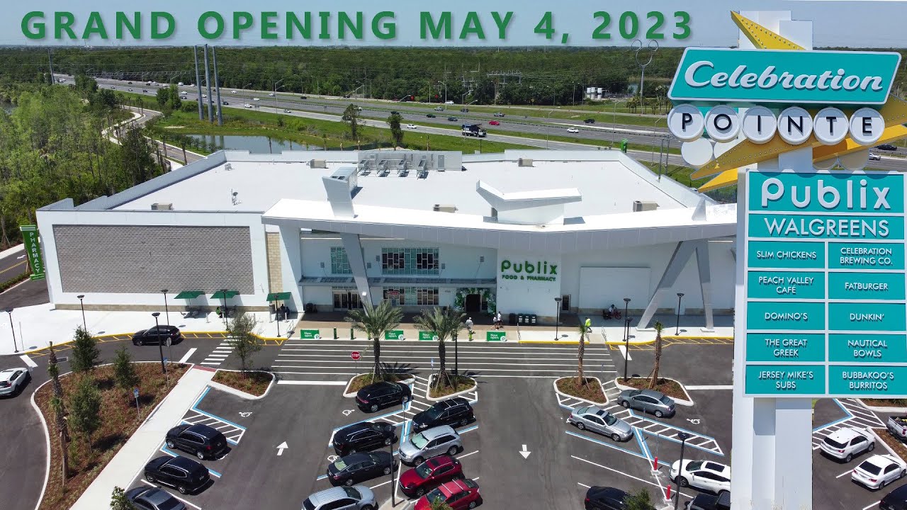Publix Super Market at Celebration Pointe GRAND OPENING May 4, 2023 - Future Way - Store 1849
