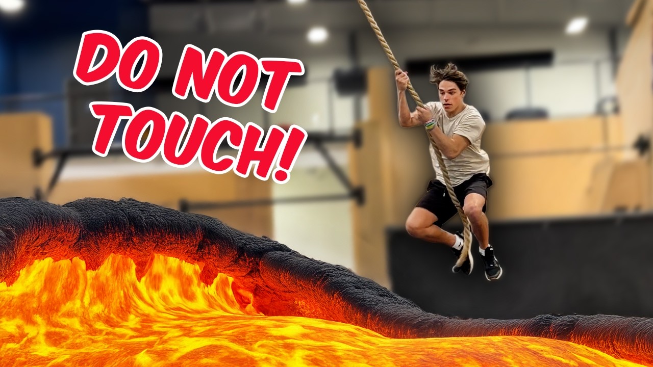 FLOOR IS LAVA🔥PARKOUR VERSION! 🥵