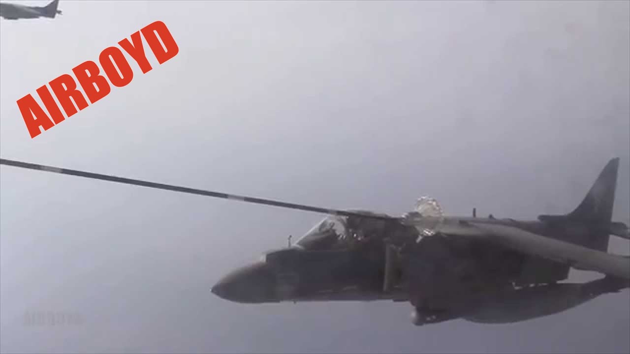 AV-8B Harrier Aerial Refueling
