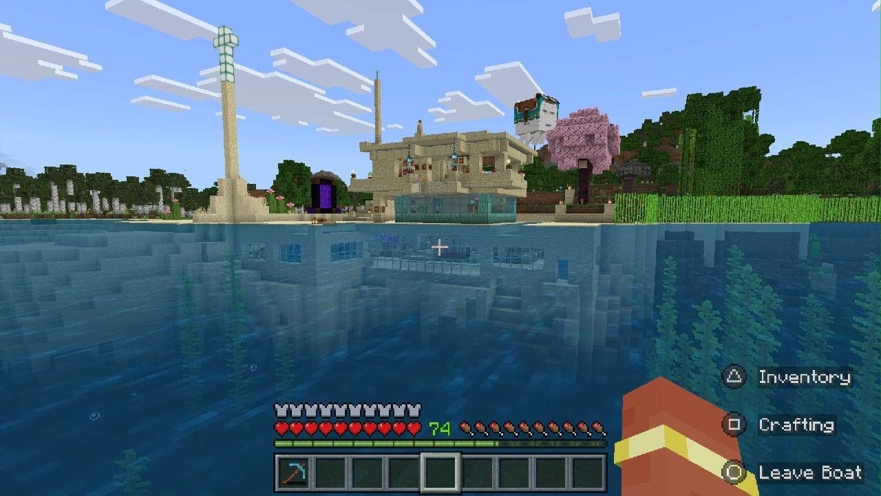 Minecraft - Rebuild Enchanting Room To Cyan ☝️😁👌🏞️