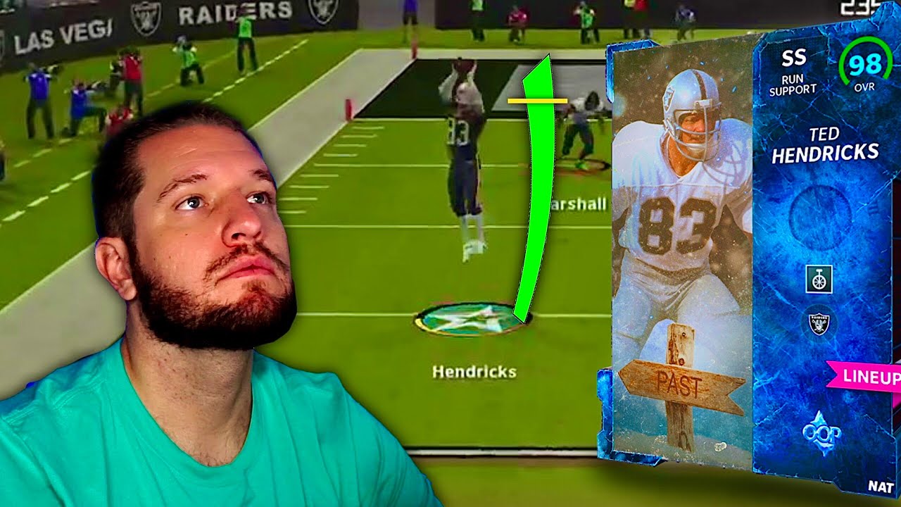 Ted Hendricks is STILL THE BEST USER IN MADDEN