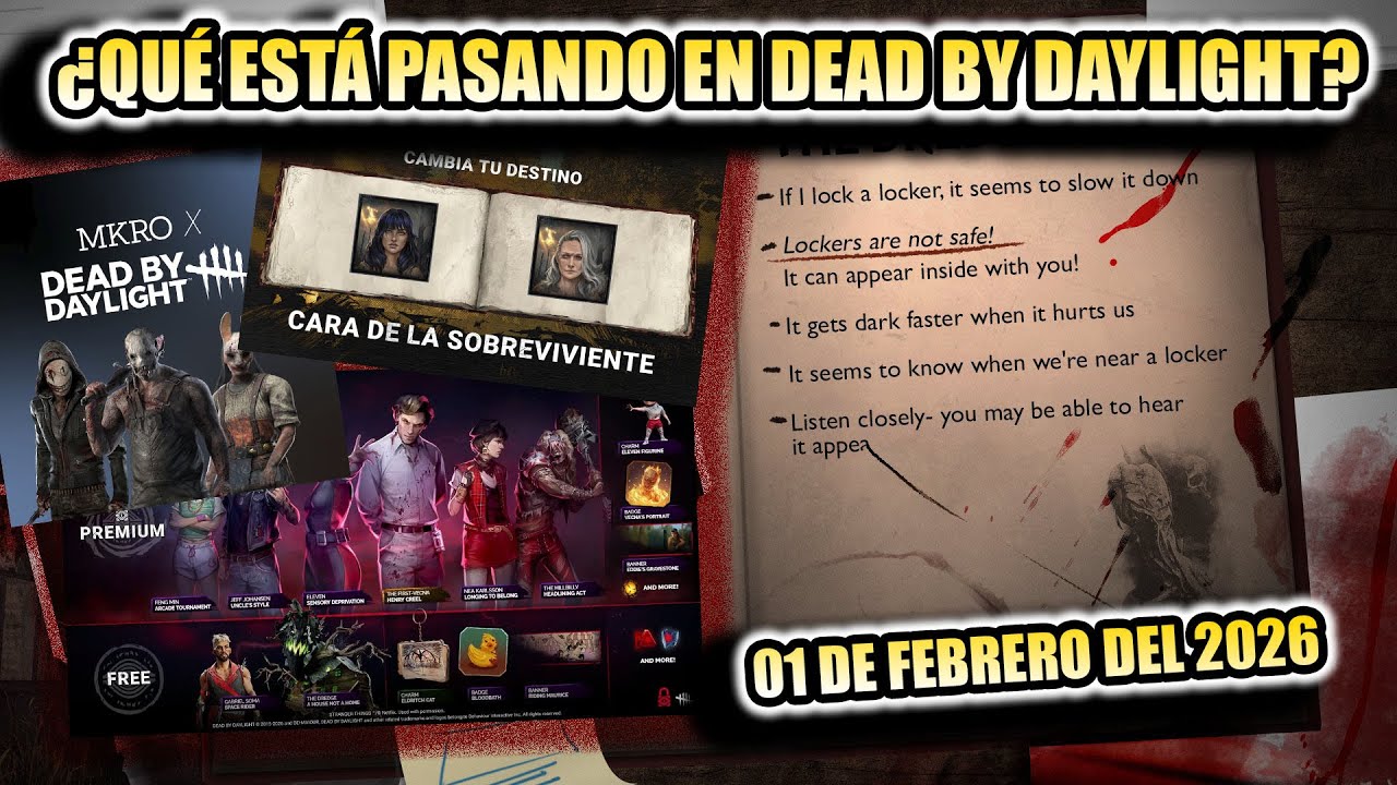 Dead by Daylight: &iexcl;Noticias Impactantes! | 01 de Febrero 2026 (Resumen en Minutos)