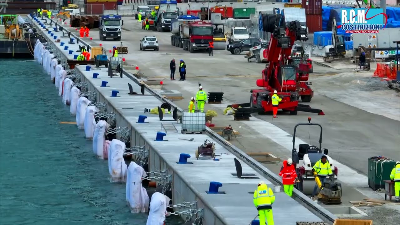 Tempi record per il completamento dei lavori al Molo 3 Gennaio nel porto di Salerno