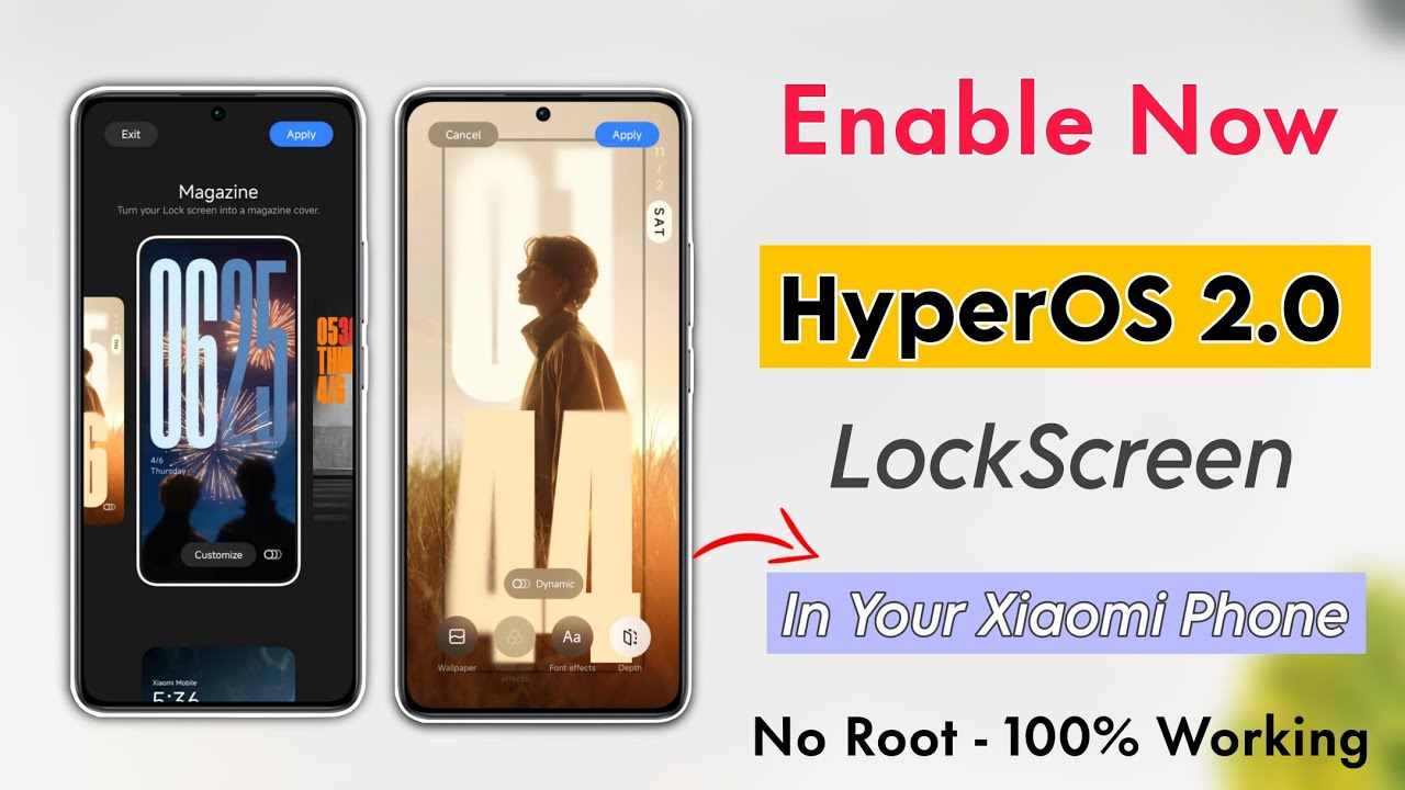 LOCKSCREEN REVOLUTION! HyperOS 2.0: Enable Now | HyperOS 2.0 Lockscreen: How to Enable and Customize