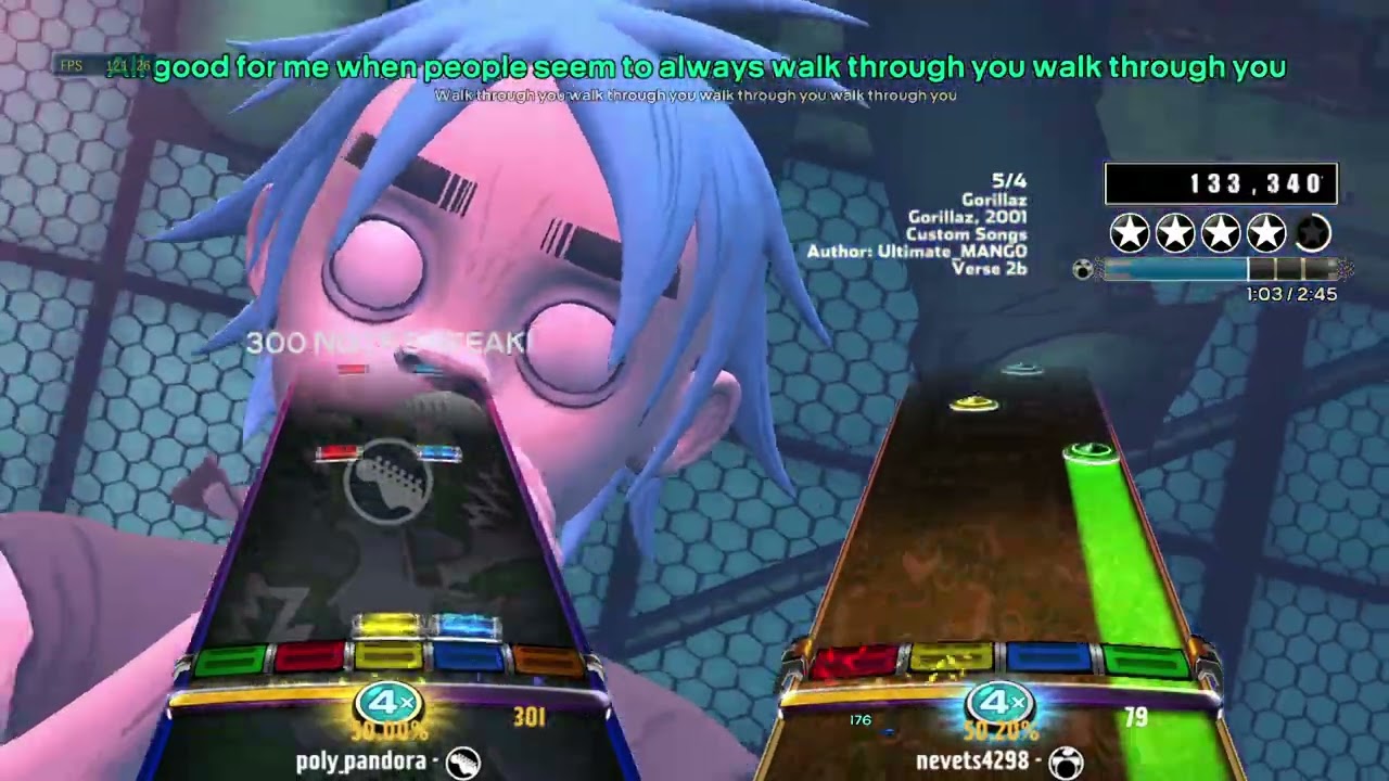 5/4 (2001) By Gorillaz - Gold Stars Rock Band 3 Deluxe RPCS3
