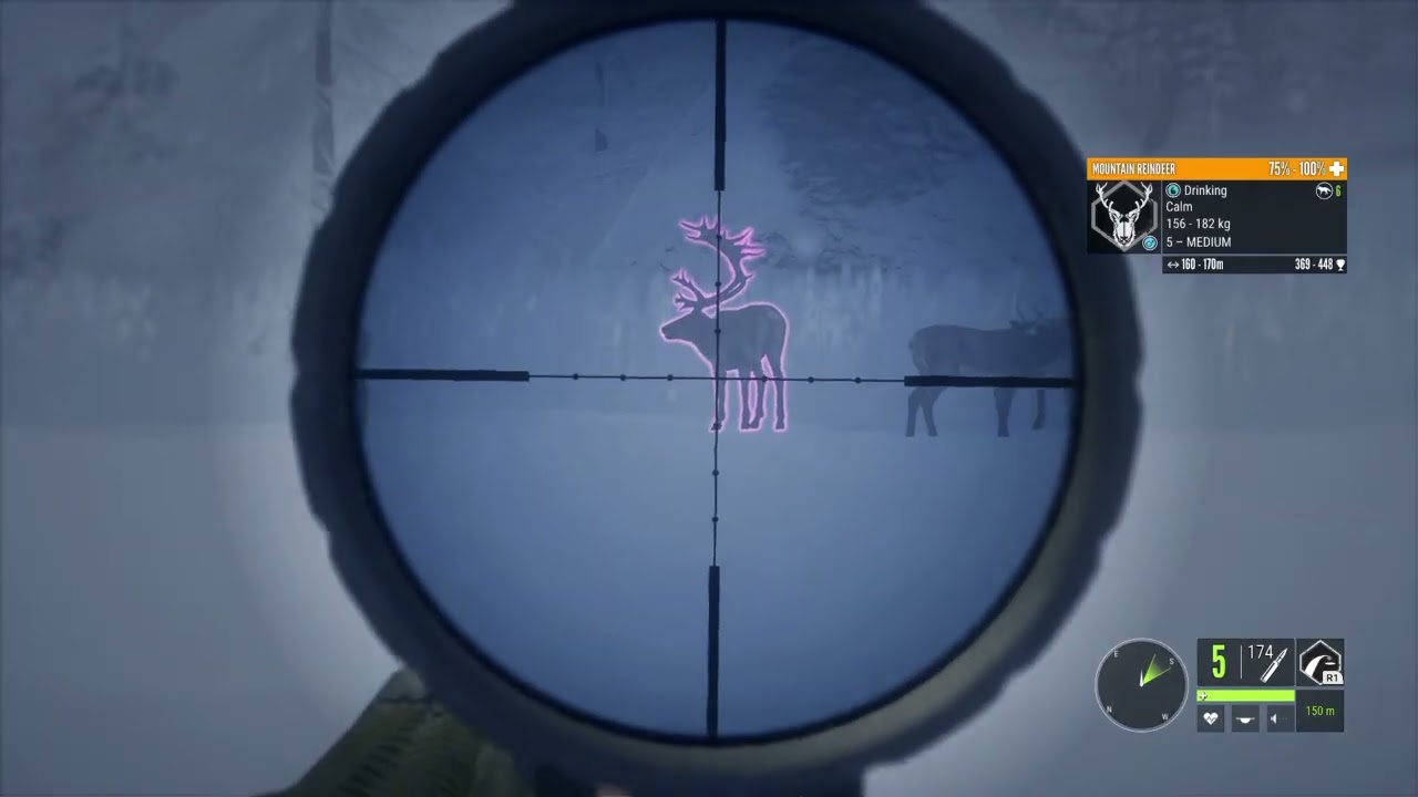 Diamond potential Mountain Reindeer troll.:The hunter call of the wild