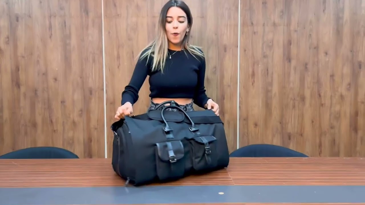 TERPORT 55l Bolso Viaje De Traje Plegable,16 Bolsillos/bolsa Zapato