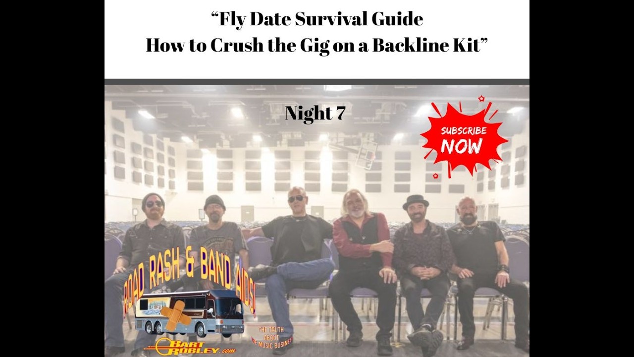 “Fly Date Survival Guide  How to Crush the Gig on a Backline Kit”
