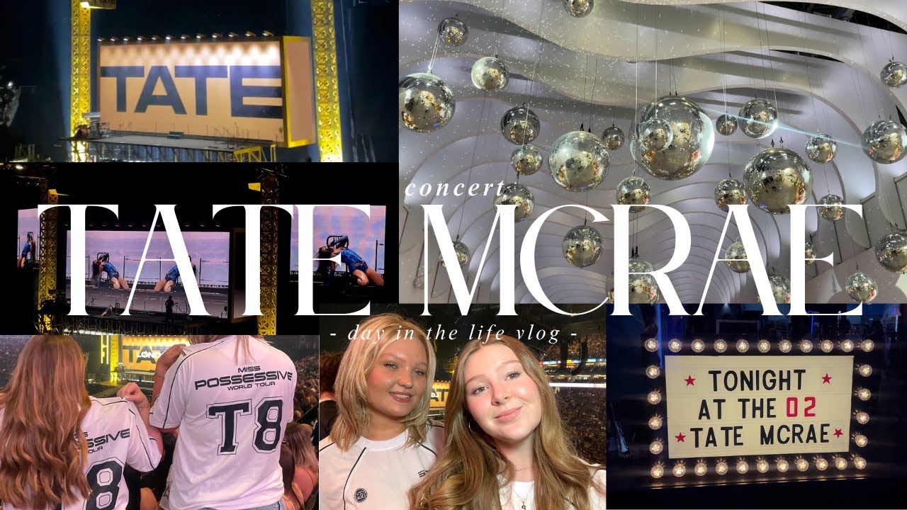 Come with me to see Tate McRae LIVE in London!!