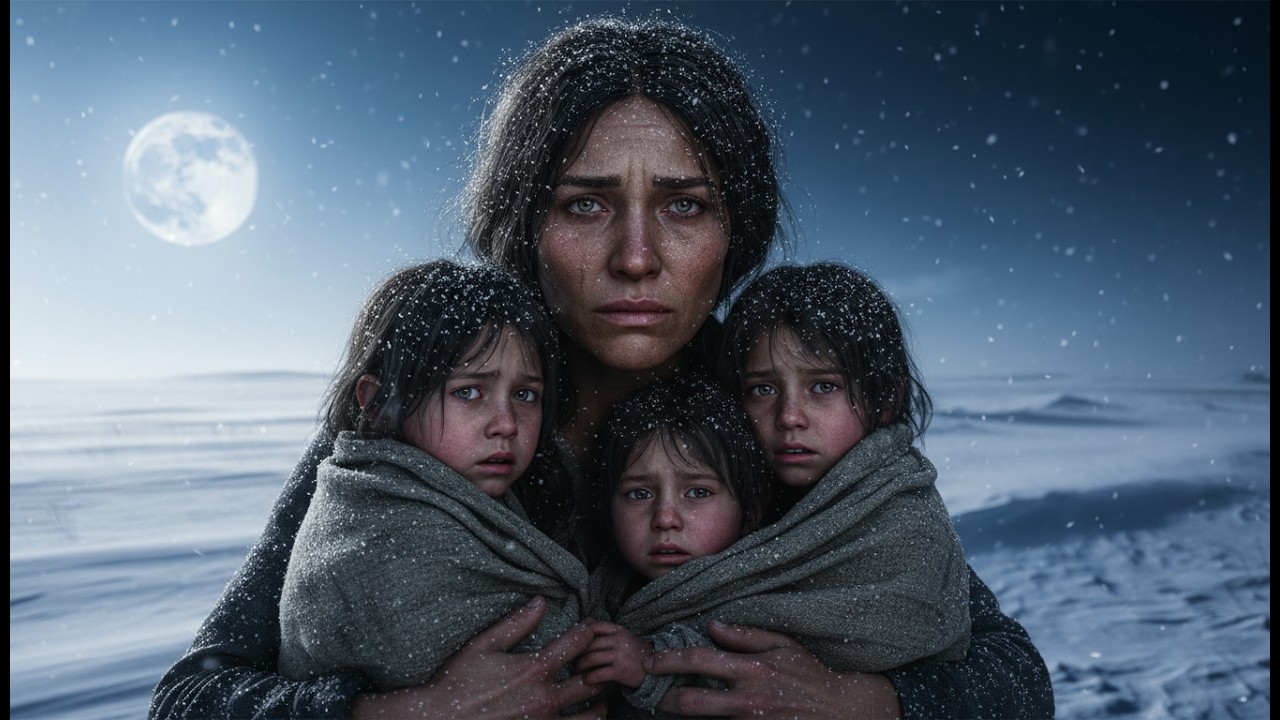 She Begged to Warm Her Children… The Cowboy’s Answer Silenced the Entire Town