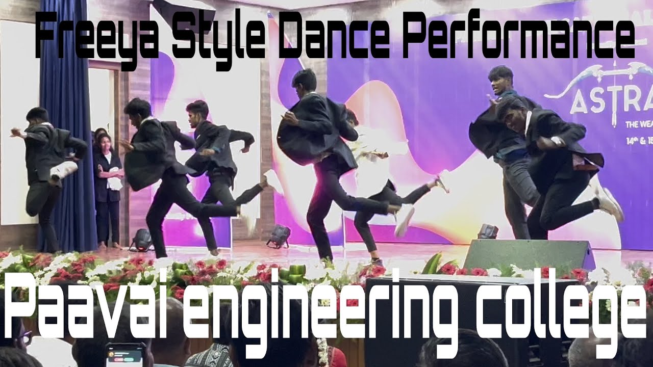 Stage | performance | on | paavai engineering college 💖 || Free Style || 2k24 | Astra 💥