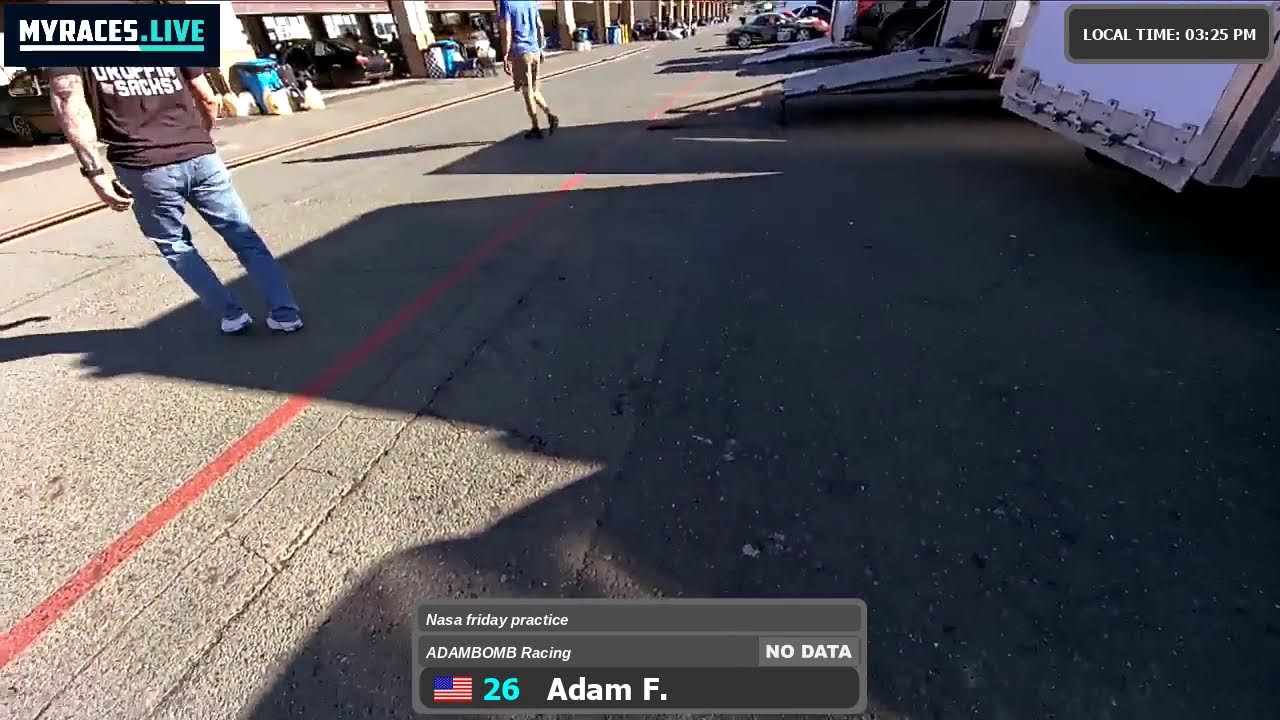 ADAMBOMB Racing at Nasa friday practice