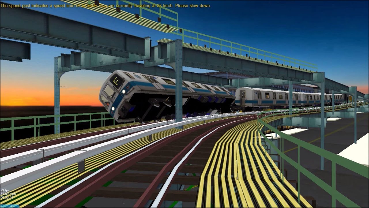 OpenBVE HD Troll: NYC Subway Pre-GOH R44 Luminator Flip-dot Fung Wah Bus M Train