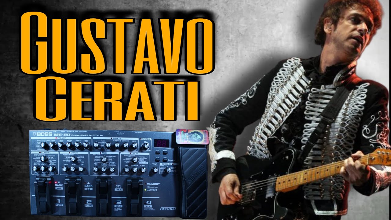 Persiana Americana -  Emulando el tono de Gustavo Cerati - [Boss ME80]