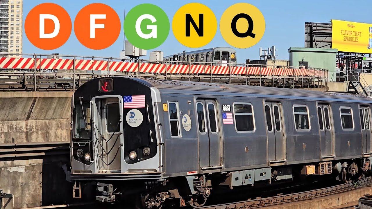 NYC Subway: Evening Rush Hour at Coney Island - Stillwell Ave (BMT Division)