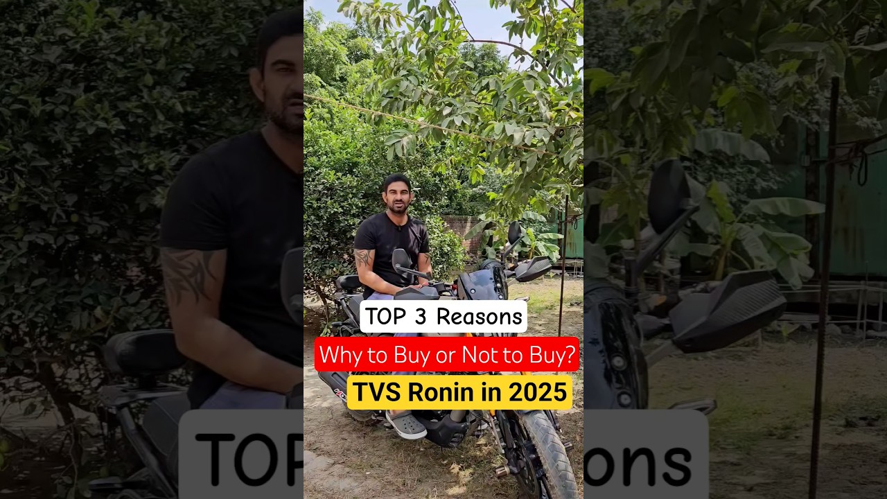 Top 3 Reasons to Buy & Not to Buy TVS Ronin in 2025 ||
