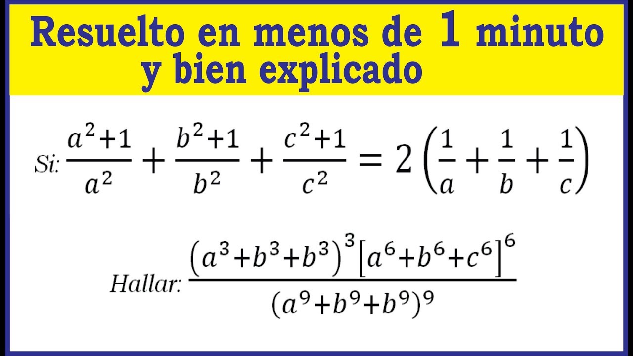 PRODUCTOS NOTABLES (Truco Matemático)
