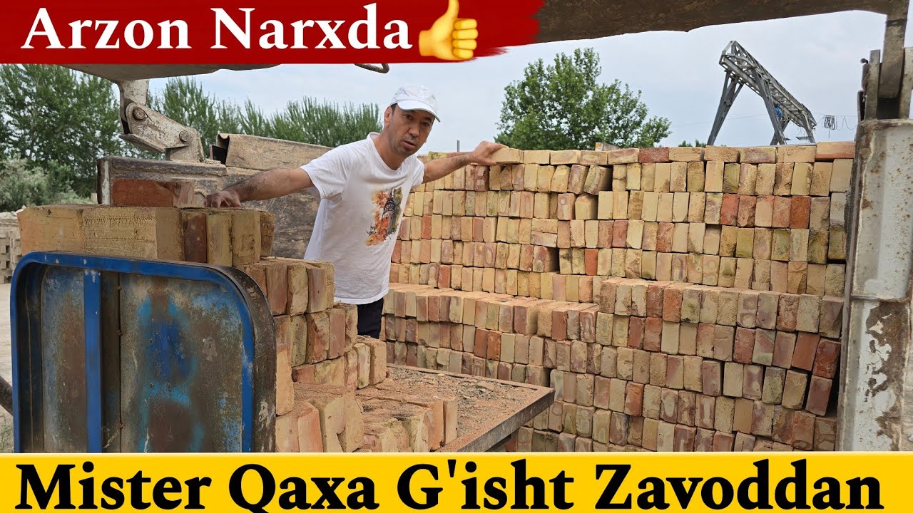 Mister Qaxa G'isht Zavodi | 2025 G'isht Narxlari | Гишт Нархлари