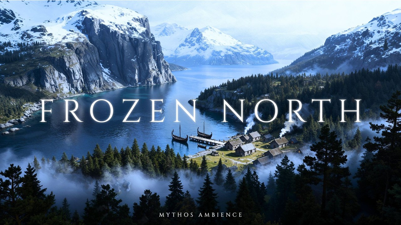 Frozen North | Viking Ambience with Old Norse Chant for Deep Focus & Nordic Soundscapes