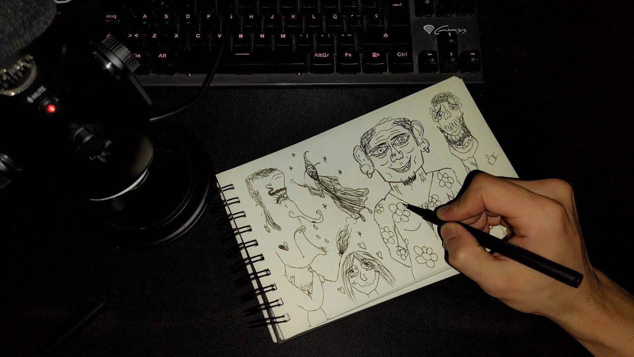 ASMR dibujando
