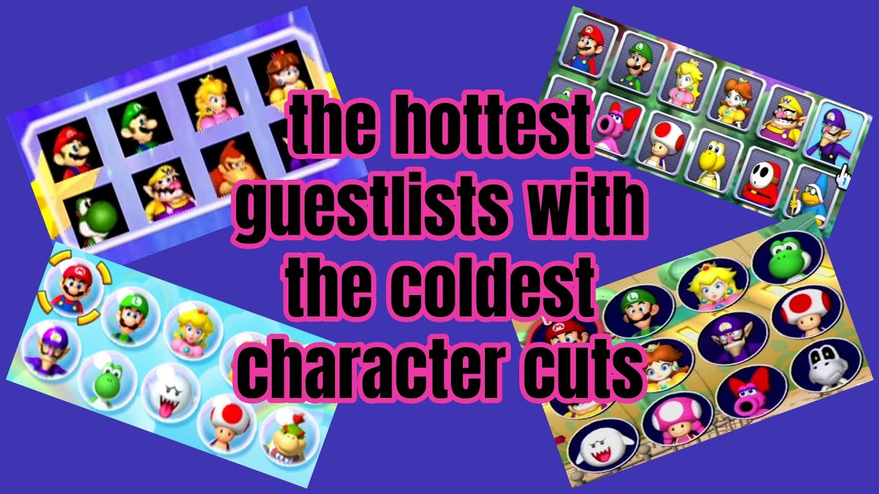 Ranking the Mario Party Games Based on Their Character Rosters