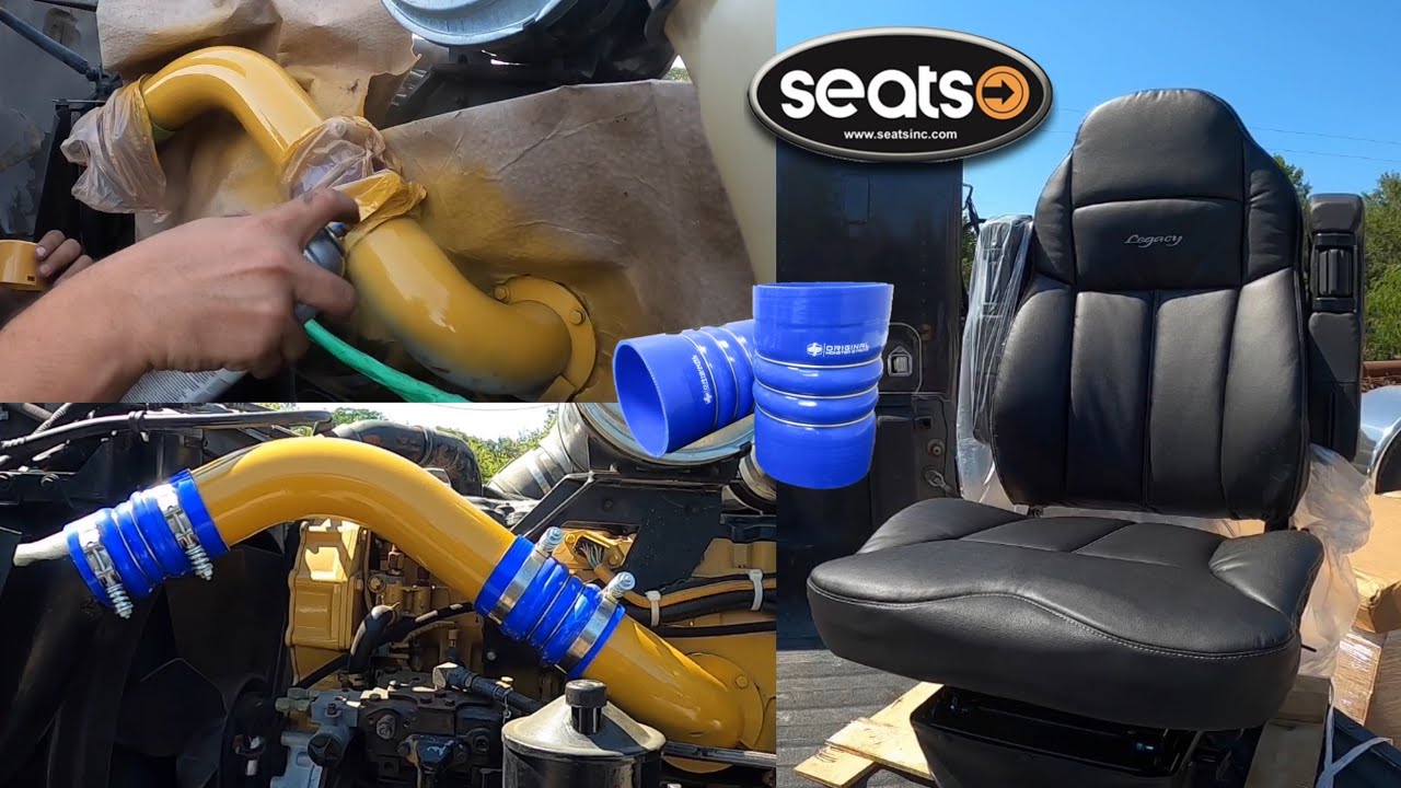 replacing air cooler hoses on Kenworth | new legacy LO seat