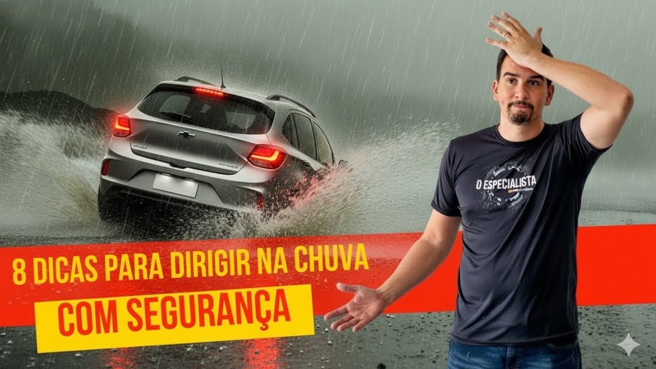 Aprenda Como Dirigir na chuva dicas de segurança !