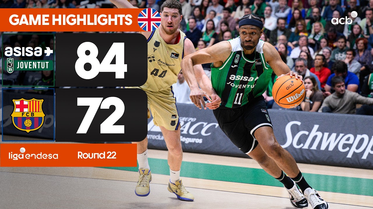Asisa Joventut - Barça (84-72) HIGHLIGHTS | Liga Endesa 2025-26