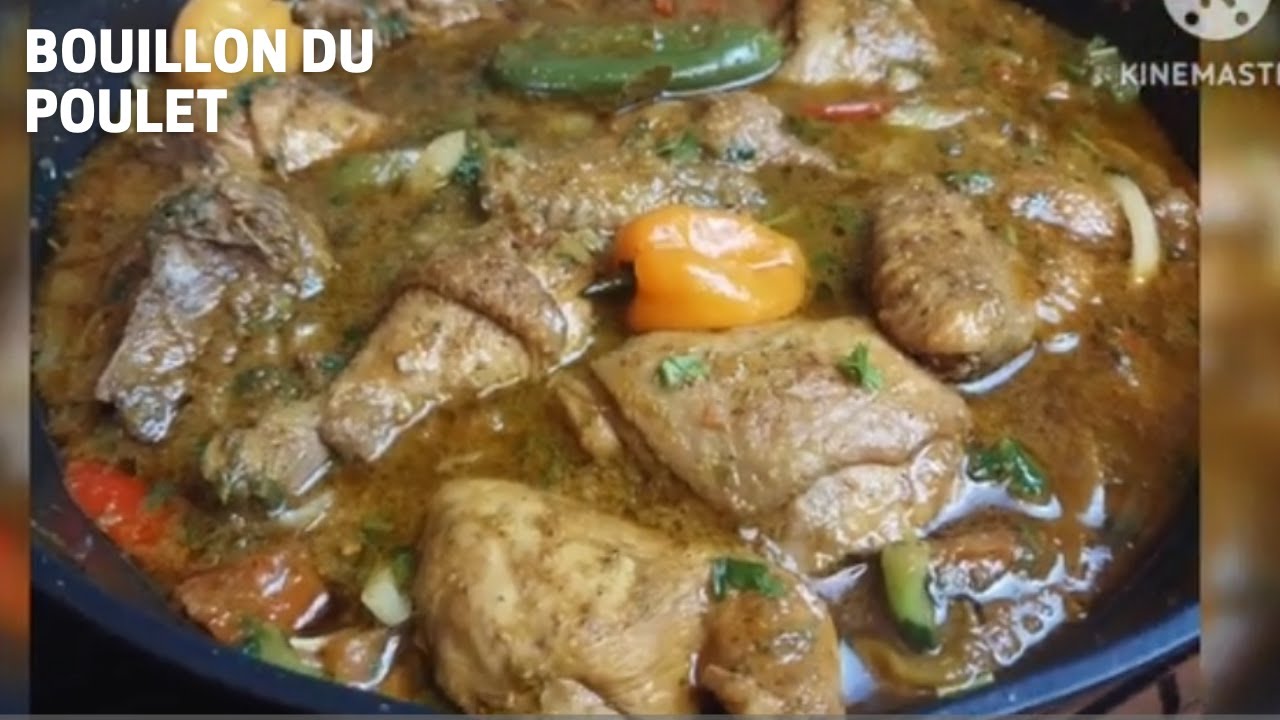 Bouillon du poulet, tellement délicieux et facile à faire !