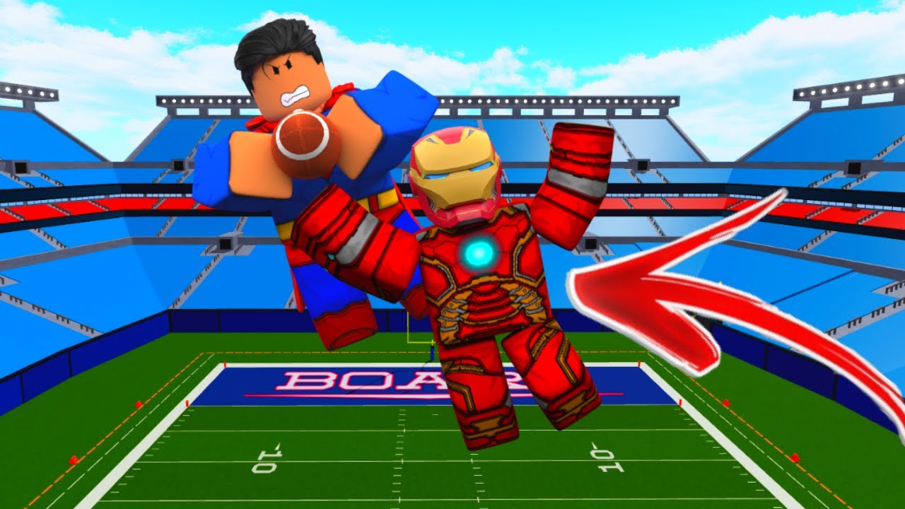 DC VS MARVEL IN ROBLOX FOOTBALL FUSION!