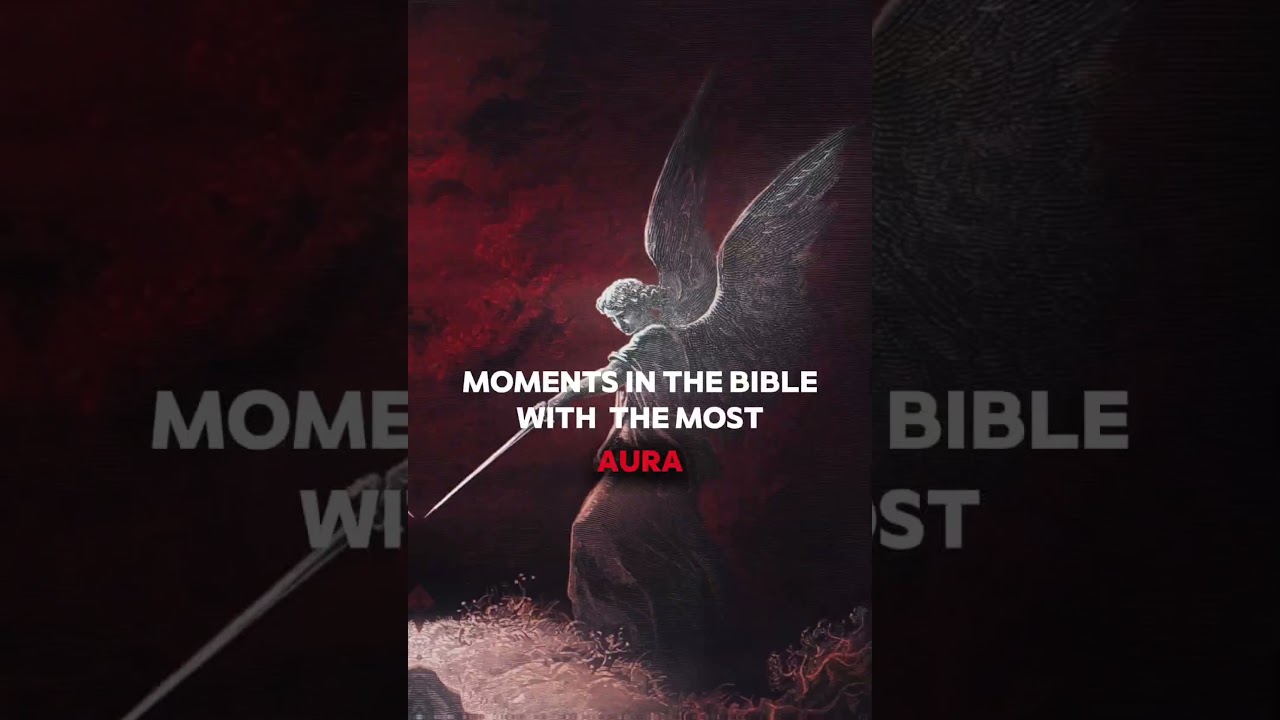 "Moments in the bible with the most aura" 🛐✝️☦️ 