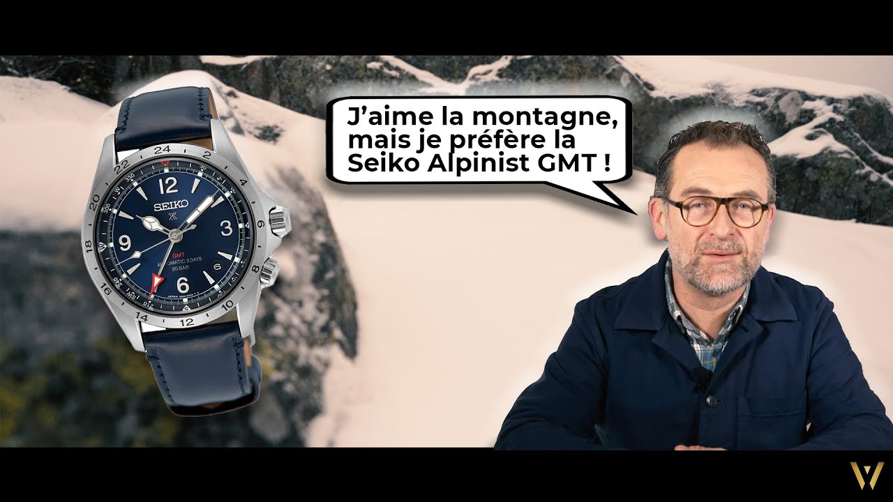 Seiko Alpinist GMT SPB377 : la baroudeuse sport chic au poignet de Pierre