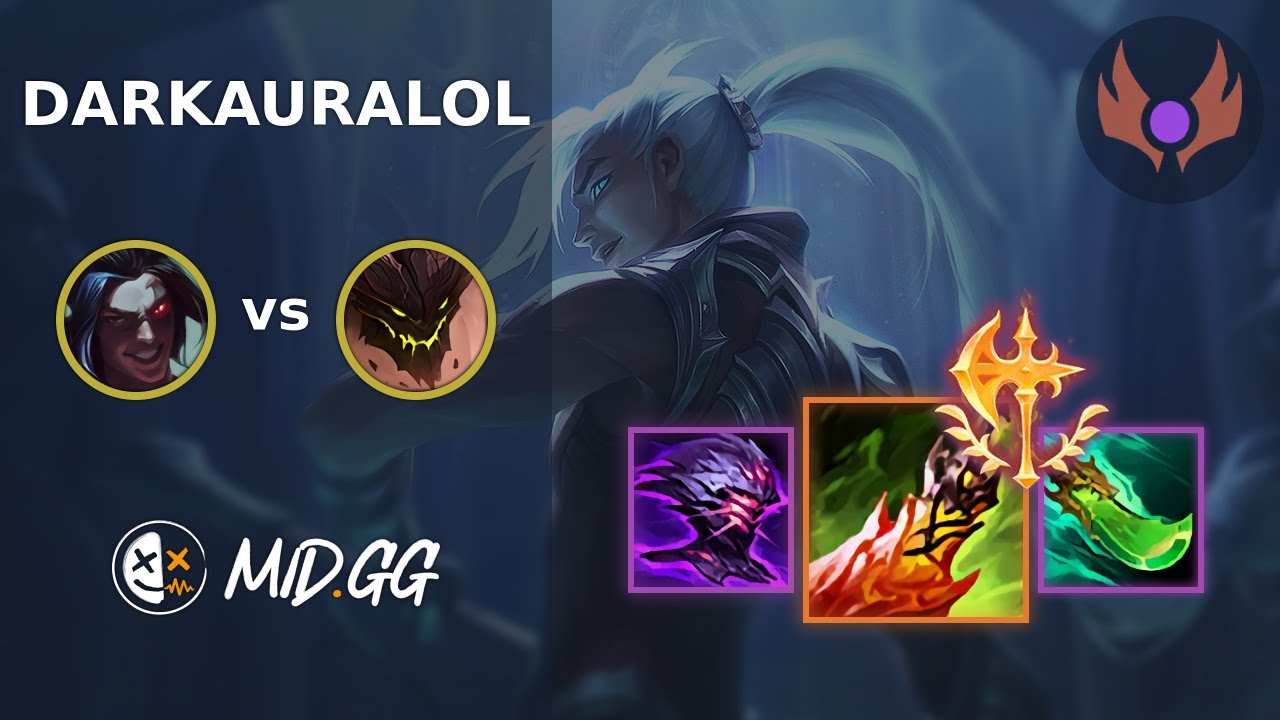 MID.GG: [ DarkAuraLOL ] Kayn JUNGLE vs Malphite | EUW MASTER | LOL Season 2025