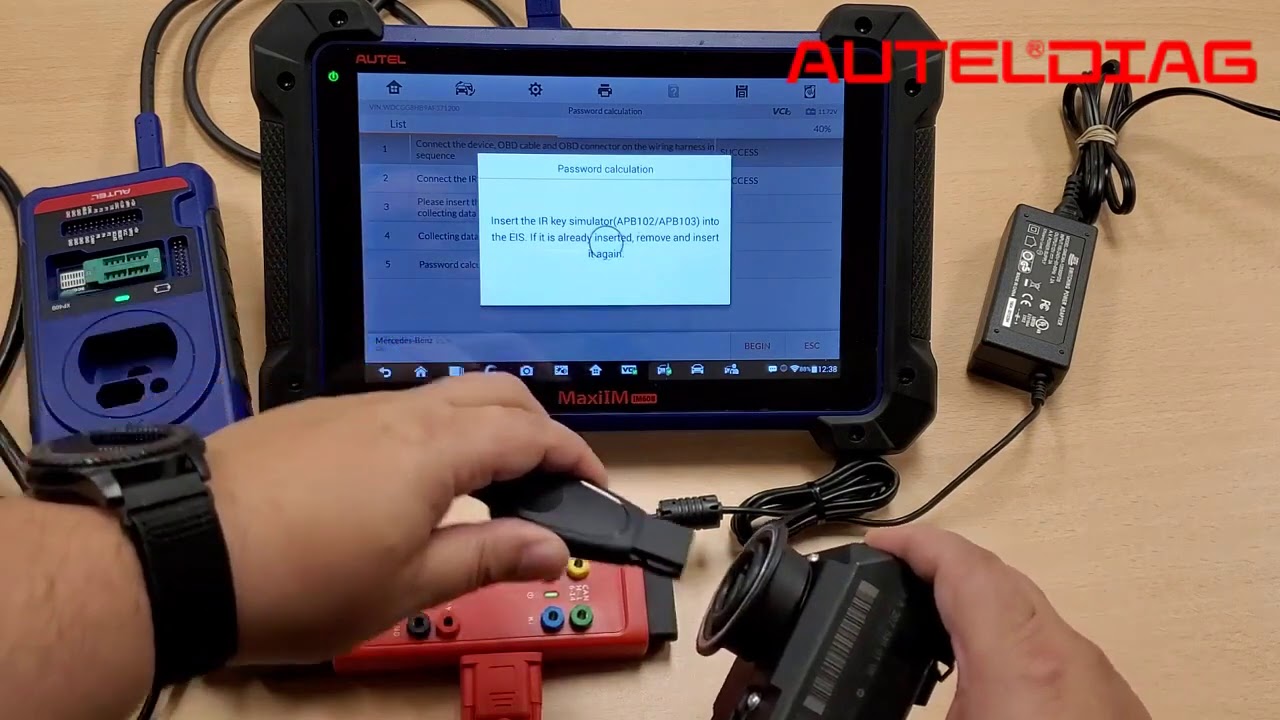 How to Use the Autel G-Box for Mercedes work with IM608