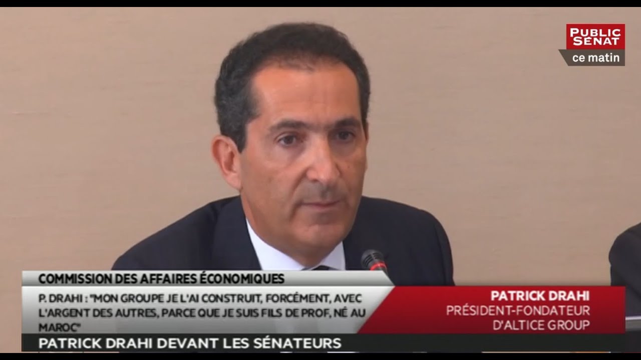 Audition Patrick Drahi - Séance Bilan application des lois - Les matins du Sénat (08/06/2016)