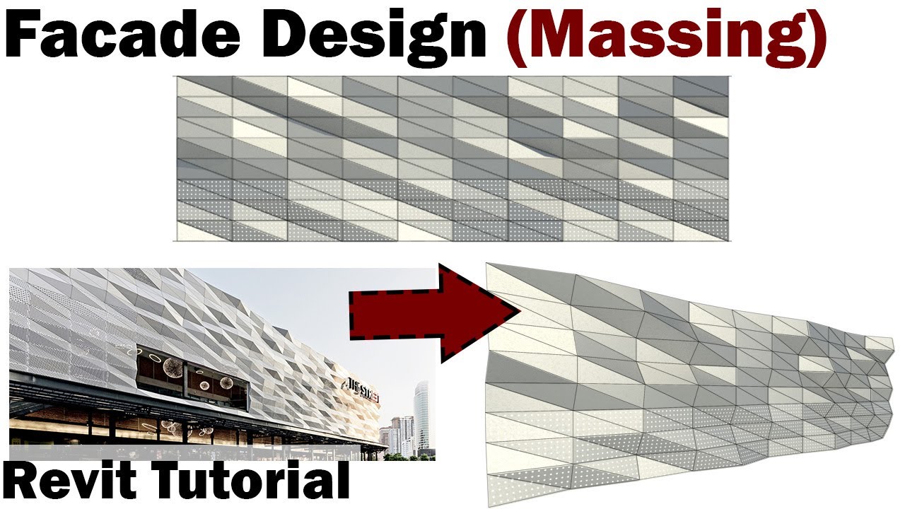 Учебное пособие по Revit — Проектирование фасадов (Массовое проектирование)