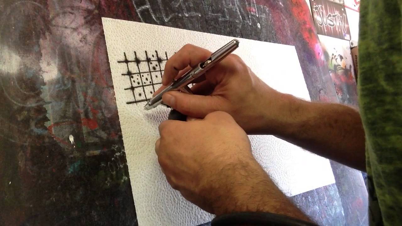 Learning to airbrush, Basic strokes